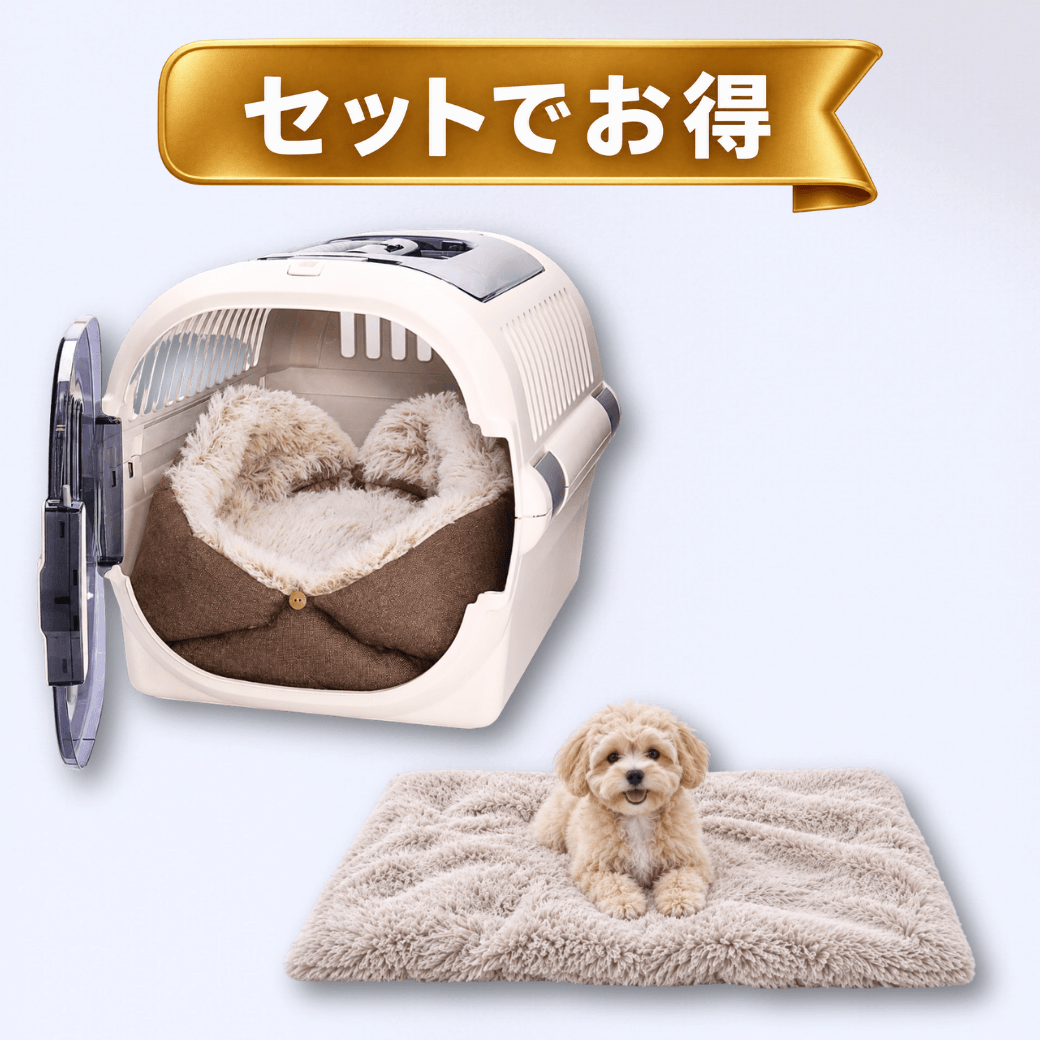 癒しのクレートクッション™】 – HuggySleep™